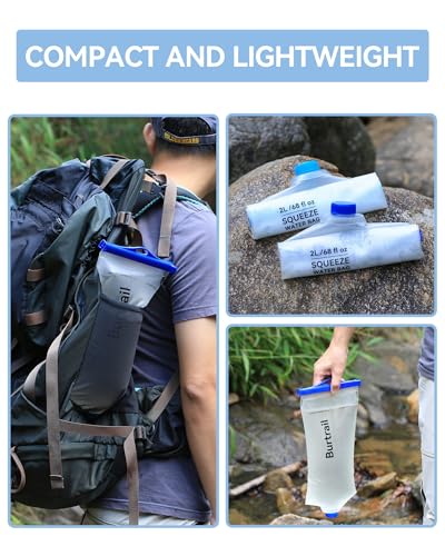 Squeeze Water Bag Compatible with Squeeze Water Filtration System (2 Count)