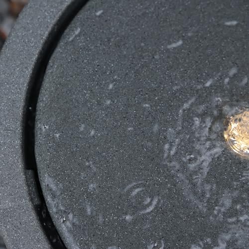 10.23” H Outdoor Water Fountain Made with Eco