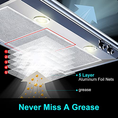 97006931 Range Hood Grease Filter 10.5 x 8.75 inch for Broan Nuton BP29 NY NV Series Aluminum Filter Replacement (4 Count)