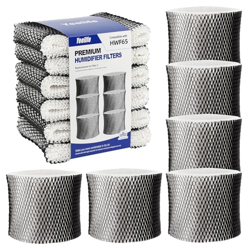6 Pack HWF65 Humidifier Filter Compatible with Holmes Humidifier Filter