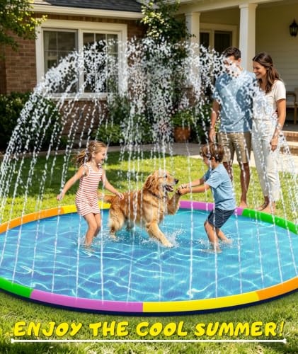 Splash Pad for Kids and Dogs