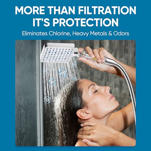 Filtered Shower Head with Handheld