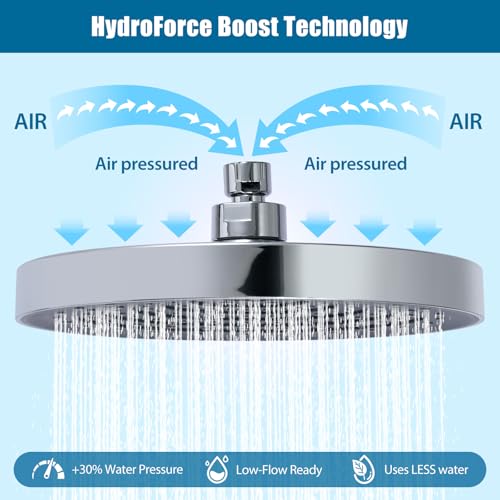 High Pressure Filtered Shower Head Combo with 15