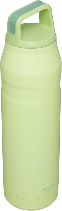 Stanley IceFlow Cap and Carry Water Bottle | Wide Mouth Twist Lid | Lightweight & Leakproof for Travel & Sports | Insulated Stainless Steel | BPA-Free