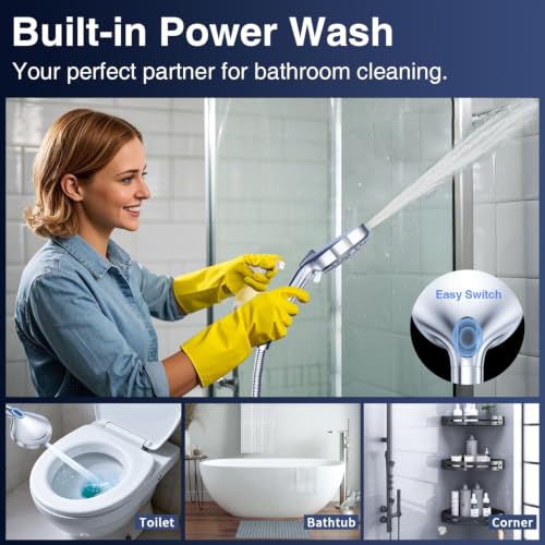 Filtered Shower Head with Handheld High Pressure 10