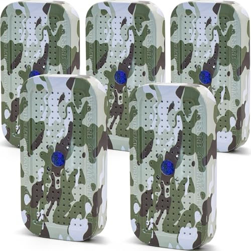 5 Packs Gun Safe Dehumidifier 40 Gram Reusable Indicating Silica Gel Desiccant Canister