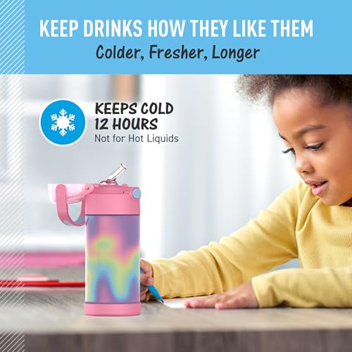 FUNTAINER Water Bottle with Straw