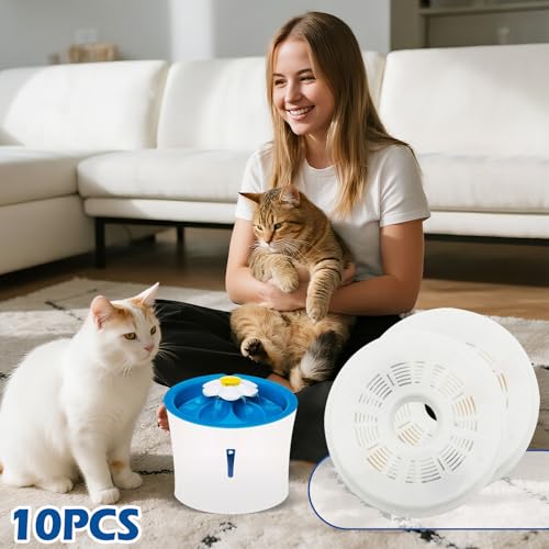 10 Pack Cat Water Fountain Filter (10 Count)