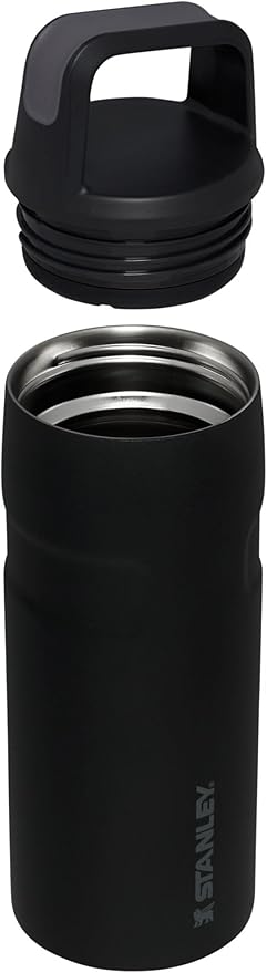 Stanley IceFlow Cap and Carry Water Bottle | Wide Mouth Twist Lid | Lightweight & Leakproof for Travel & Sports | Insulated Stainless Steel | BPA-Free