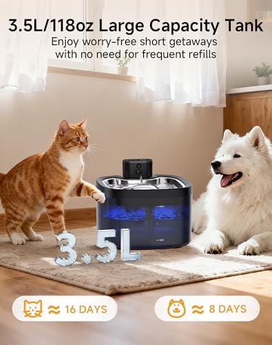 Cat Water Fountain Cordless