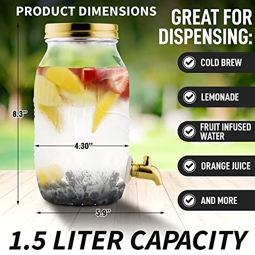 1.5 Liter Cold Brew Coffee Maker with EXTRA