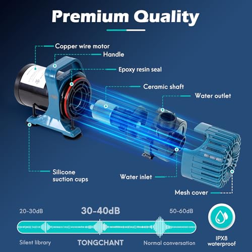 3200 GPH Pond Pump for Fish Pond Fountain & Waterfall