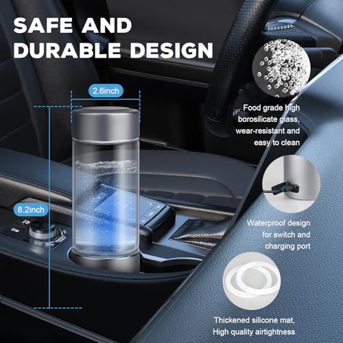 Hydrogen Water Bottle Generator with SPE