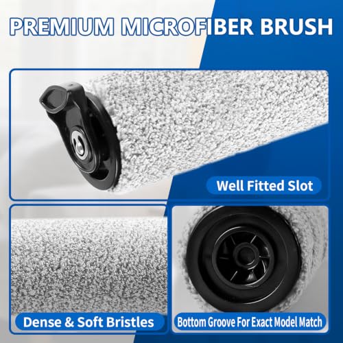 Replacement Roller Brush and Filters for Tineco iFloor 3 & S3 (6 Count)