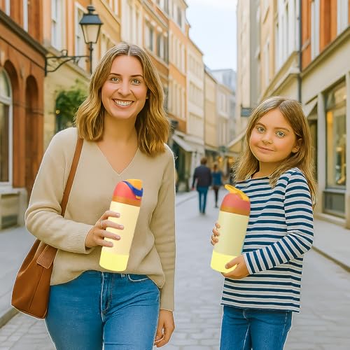 2PCS Protective Boot Compatible with Owala Kids Water Bottle 16 oz &14 oz