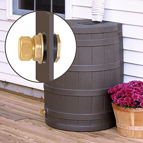 Brass Bulkhead Fitting with Plug 3