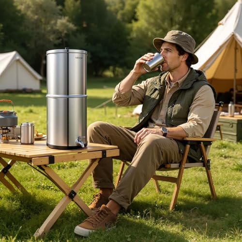 Gravity fed Water Filter System