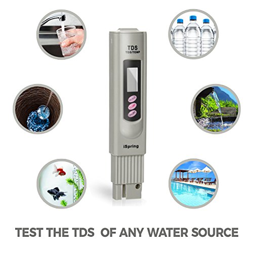 TDS 3 Button Digital Water Quality Test Meter with Temperature Test Function