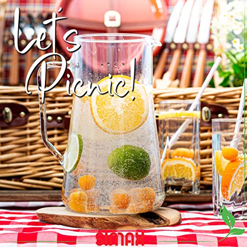 Large Glass Pitcher With Spout