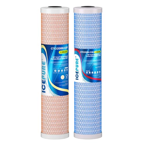4.5"x 20" Whole House CTO Carbon Water Filter (2 Count)