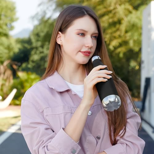 17oz Sport Water Bottle Vacuum Insulated Stainless Steel Leak