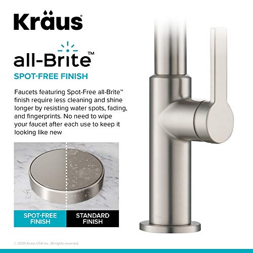 Spot Free Stainless Steel Pull Down Kitchen Faucet KPF