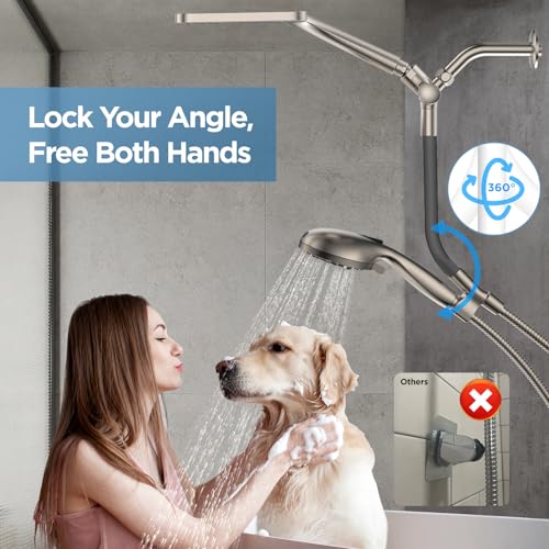Dual Handheld Shower Head Combo