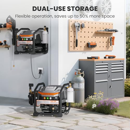 Crossfalls Wall Mounted Pressure Washer Ultra with 50FT Hose