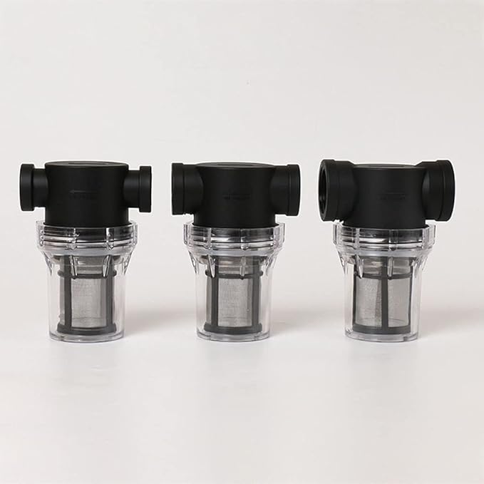 Pipeline Filter,Inline Mesh Screen, 1pcs Garden Watering Filter, 1/2" 3/4" 1" Plastic Irrigation System Impurity Prefilter Aquaculture Household Water Pipe Strainer (Color:40 mesh, Size:3/4") ( Color