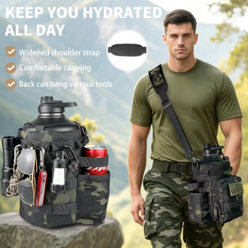1 Gallon Water Bottle Insulated with Sleeve