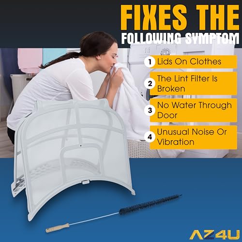 Upgraded DLEX9000V DLEX8000V DLEX5005K DLEX5000W DLGX8001W DLGX8101W DLEX8000W DLGX8001V Dryer Lint Filter Screen Replaces For LG DLGX9001V DLEX5000V DLEX8100W DLGX8101V DLGX5001W DLEX8100V