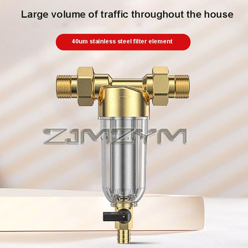 1pc 2700L H Reusable Whole House Pre Sediment Water Filter