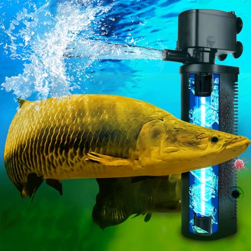 600GPH UV Aquarium Filter for 100