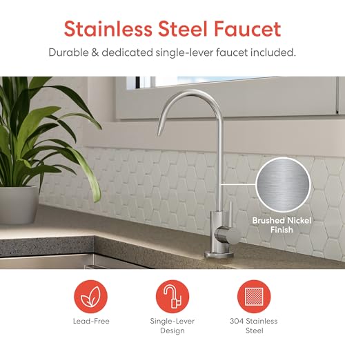SIMPL Reverse Osmosis Tankless Water Filter System for Clean Drinking Water