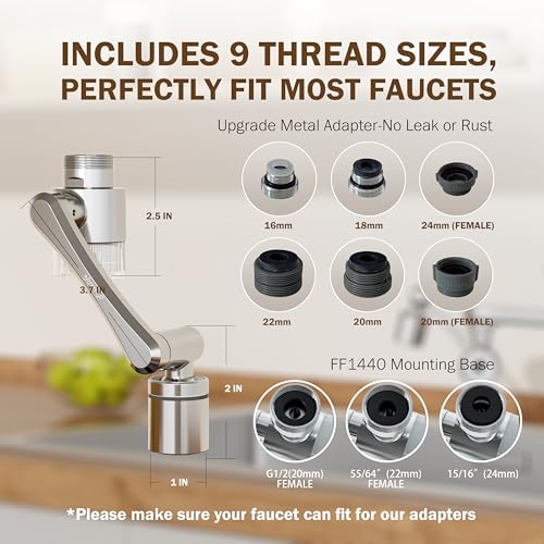 Water Filter for Sink Faucet Extender Aerator