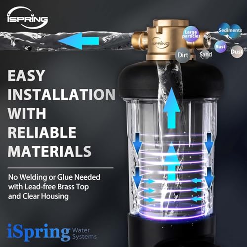 WSP100ARJ NSF Certified Jumbo Spin Down Sediment Filter
