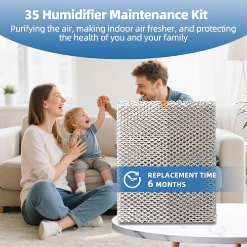35 GA35 Replacement Humidifier Water Panel Evaporator Compatible with Aprilaire H635EZ1A 4839 Kit Filter or 560 568 600 700 760 768 350 360 10" x 13" x 1.75" 4