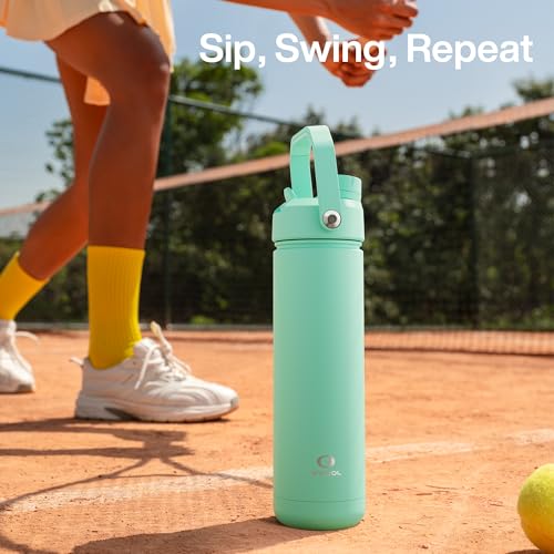 Insulated Water Bottle with Straw Stainless Steel Water Bottle