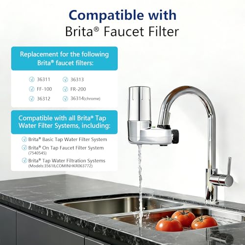 Faucet Filter Compatible with Brita® Faucet (2 Count)
