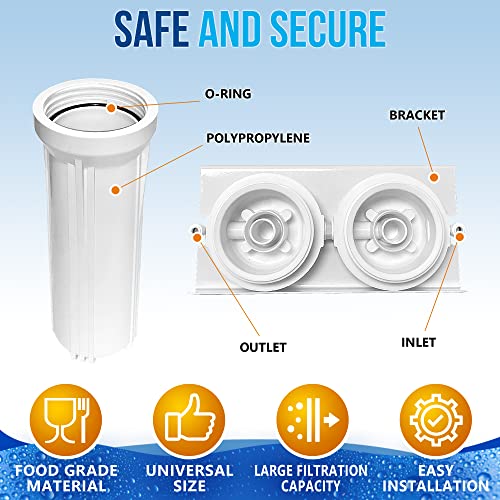 2 Stage Under Sink Drinking Water Filtration System Lead