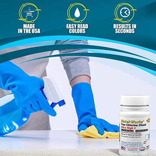 WaterWorks 480124 Free Chlorine Test Strip (50 Count)