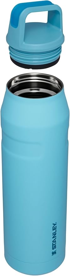 Stanley IceFlow Cap and Carry Water Bottle | Wide Mouth Twist Lid | Lightweight & Leakproof for Travel & Sports | Insulated Stainless Steel | BPA-Free