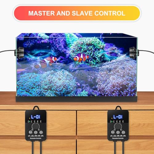 4200GPH Aquarium Wavemaker Pump With Controller 30W DC24V Powerhead with Magnetic Mounting