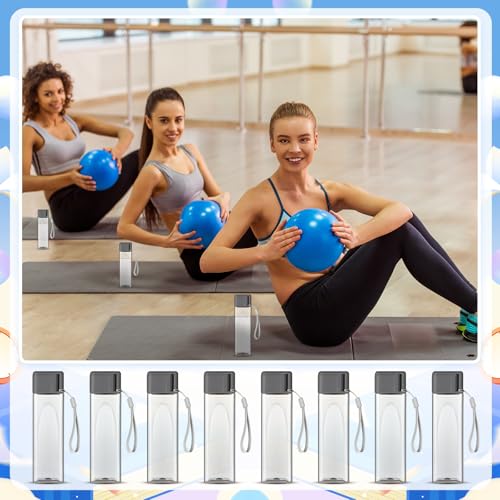 30 Pcs Water Bottles Bulk 17 Oz Plastic Leak Proof