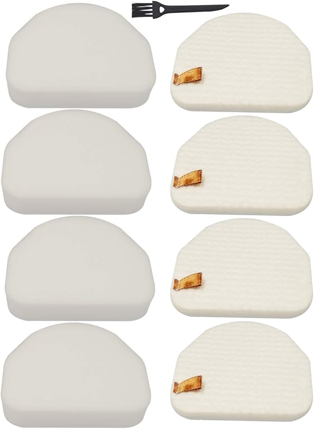 Dttery 4 Pack Filter Replacement for Shark Rocket Professional Upright Vacuum NV482, NV481, NV480, Rotator Powerlight Professional NV450, DuoClean Slim NV202, NV200, Navigator Light NV105 Part XFF450 - AquaVibe