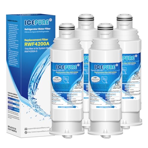 Water Filter Replacement for Samsung DA97 (4 Count)