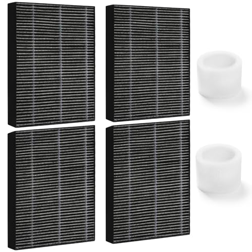 4 Pack Humidifier Premium Replacement Filters for LEVOIT Superior 6000S Smart Evaporative Humidifier + 2 (6 Count)