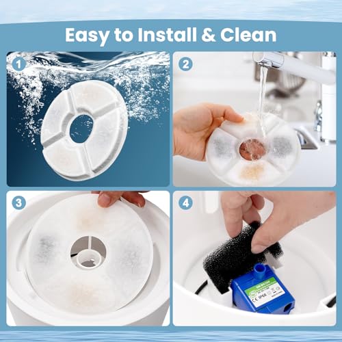 12 Pack Cat Water Fountain Filter (12 Count)