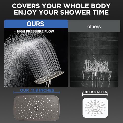 Starlight 11.8" High Pressure Shower Head with Handheld