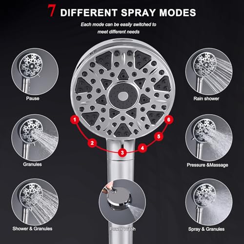 Dual shower Head with Handheld and Filter